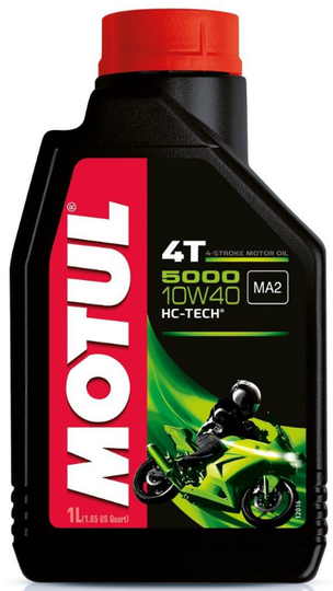 Moottoriöljy MOTUL 5000 4T HC-TECH 10W40 1L