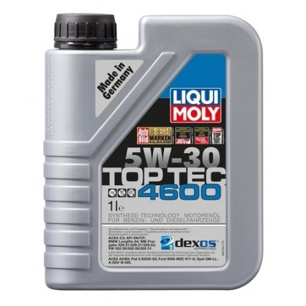 Moottoriöljy LIQUI MOLY TOP TEC 4600 5W30 1L