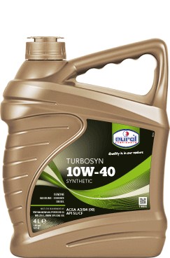 Moottoriöljy EUROL 10W40 TURBOSYN 4L