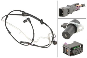 Tunnistin, kiertonopeus, Taka-akseli, vasen, VW PASSAT B5, PASSAT B5 Variant, PASSAT B5.5, PASSAT B5.5 Variant, 3B0 927 807 H