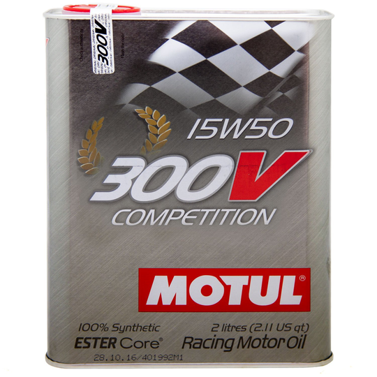 Moottoriöljy MOTUL 300V COMPETITION 15W50 2L ESTER CORE