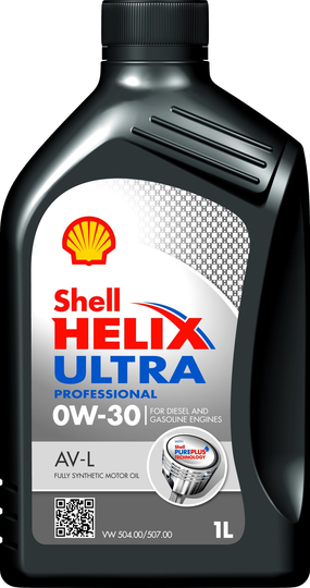 Moottoriöljy SHELL HELIX ULTRA PROFESSIONAL AV-L 0W30 1L