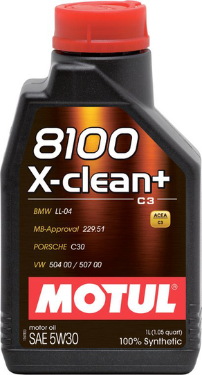 Moottoriöljy MOTUL 5W30 8100 X-Clean+ 1L