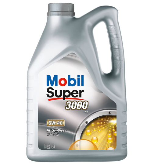 Moottoriöljy MOBIL 5W40 SUPER 3000 5L