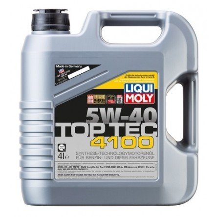Moottoriöljy LIQUI MOLY TOP TEC 4100 5W40 4L