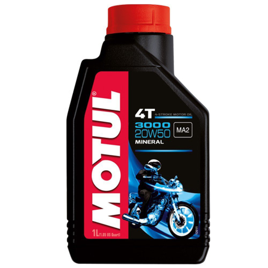 Moottoriöljy MOTUL 3000 4T 20W50 1L