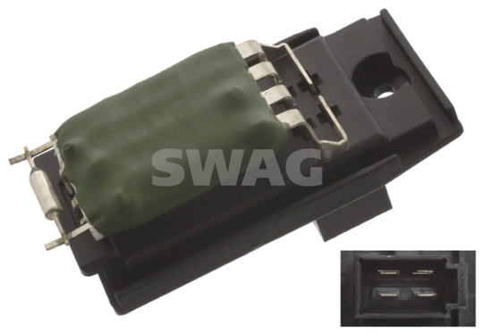 Vastus, sisäilmantuuletin SWAG 50 94 5415
