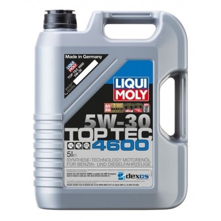 Moottoriöljy LIQUI MOLY TOP TEC 4600 5W30 5L