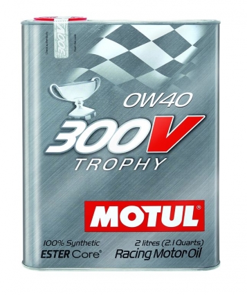 Moottoriöljy MOTUL 300V TROPHY 0W40 2L ESTER CORE