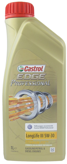 Moottoriöljy CASTROL 5W30 EDGE PROFESSIONAL TITANIUM LL III 1L