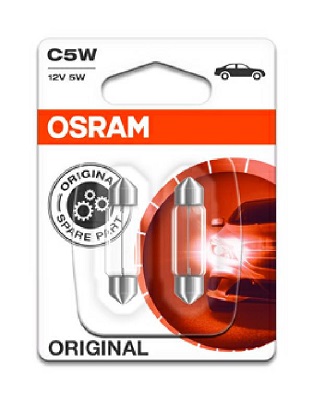 Polttimo, rekisterikilvenvalo OSRAM 6418-02B