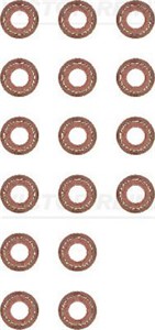 Tiivistesarja, venttiilivarsi, CHRYSLER,DAEWOO,MERCEDES-BENZ,SSANGYONG,VW, 00A 198 675, 199 050 01 58, 612 050 00 58 (4x)