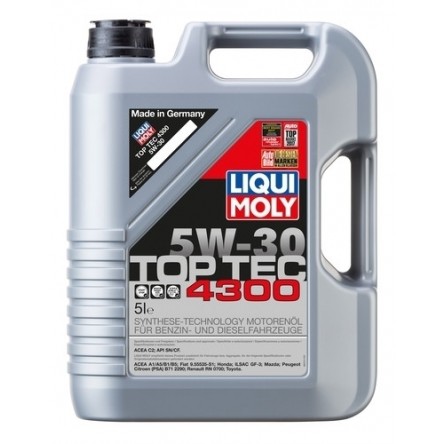 Moottoriöljy LIQUI MOLY TOP TEC 4300 5W30 5L