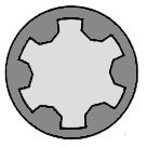 Sylinterikannen pulttisarja, AUDI,VW, 06D 103 385 D (12x)