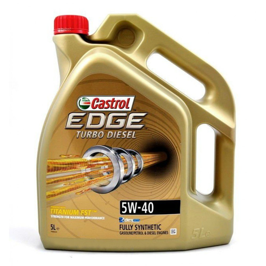 Moottoriöljy CASTROL 5W40 EDGE TURBO DIESEL TITANIUM FST 5L