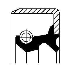 Akselitiiviste, pyörän napa, Taka-akseli, CITROËN,FIAT,PEUGEOT, 1306356080, 1313673080, 1323192080, 372432, 372443, 935013350