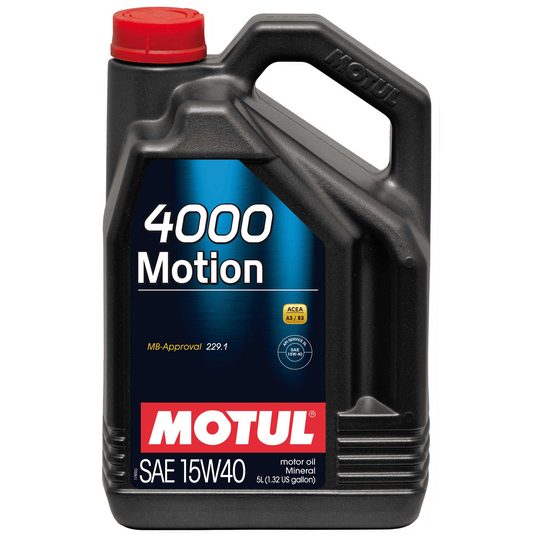 Moottoriöljy MOTUL 4000 MOTION 15W40 5L