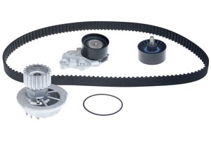 Vesipumppu + jakohihnasarja, CHEVROLET,DAEWOO, 25183772, 5094008601, 96103128, 96103222, 96183351, 96183352, 96350526, 96350550, 9641717