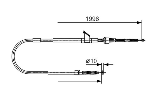 Käsijarruvaijeri BOSCH 1 987 482 068
