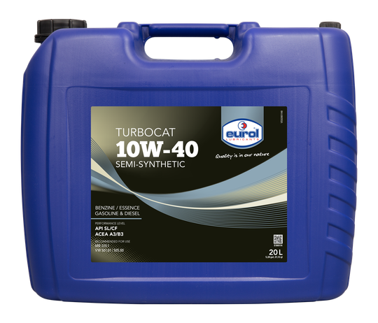Moottoriöljy EUROL 10W40 TURBOCAT 20L