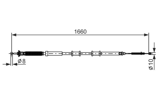 Käsijarruvaijeri BOSCH 1 987 477 973