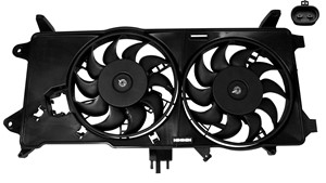 Tuuletin, moottorin jäähdytys, FIAT DOBLO Minibus, minivan, DOBLO Skåp/stor limousine, 46 821 264, 51 718 489, 51 753 828, 51753828