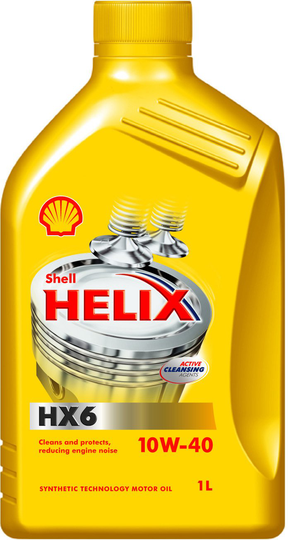 Moottoriöljy SHELL HELIX HX6 10W40 1L