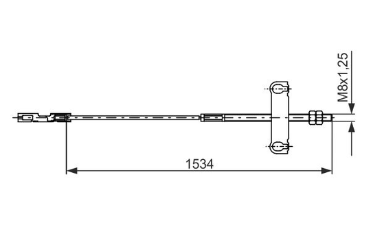 Käsijarruvaijeri BOSCH 1 987 482 195