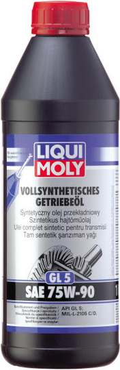 Vaihteistoöljy LIQUI MOLY LIQUI MOLY 2183 GL5 75W90 1L