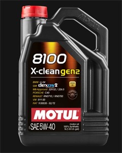 Motul 8100 X-CLEAN GEN2 5W-40, Universal