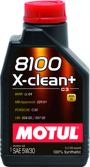 Moottoriöljy MOTUL 8100 X-CLEAN+ 5W30 1L