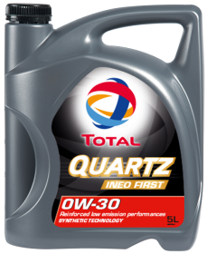 Moottoriöljy TOTAL 0W30 QUARTZ INEO FIRST 5L