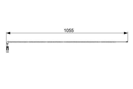 Jarrupalan kulumisen ilmaisin BOSCH 1 987 473 001