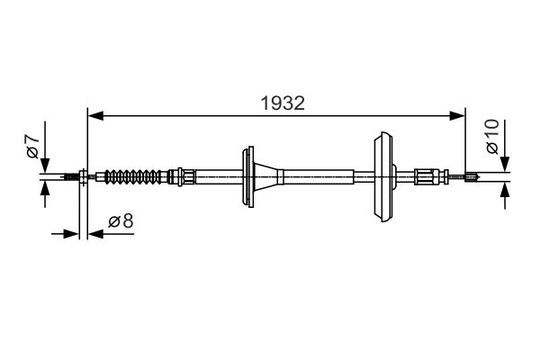 Käsijarruvaijeri BOSCH 1 987 482 021