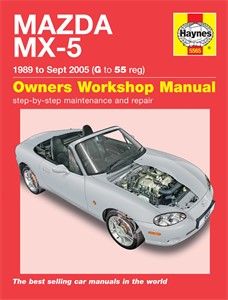 Haynes Reparationshandbok, Mazda MX-5, Universal, 978 0 85733 5 654