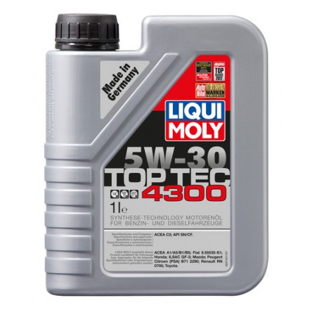 Moottoriöljy LIQUI MOLY TOP TEC 4300 5W30 1L