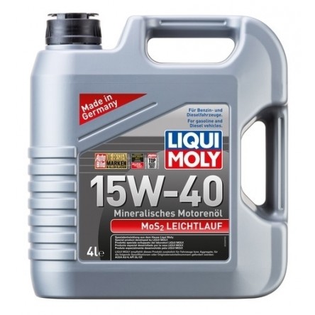 Moottoriöljy LIQUI MOLY MOS2 LOW-FRICTION 15W40 4L