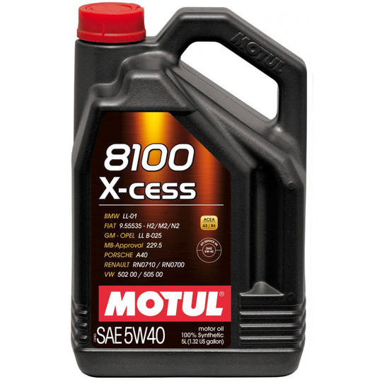 Moottoriöljy MOTUL 8100 X-CESS 5W40 5L