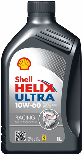 Moottoriöljy SHELL HELIX ULTRA RACING 10W60 1L