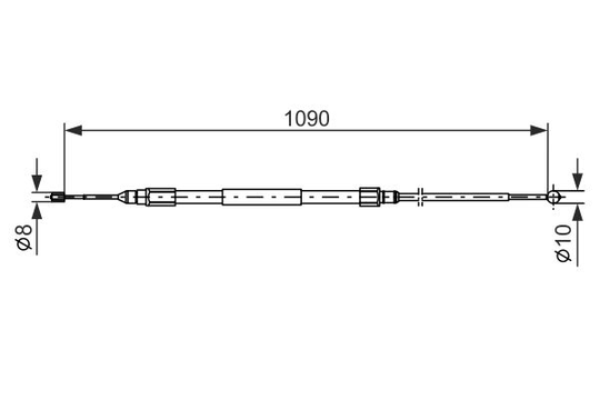 Vaijeri, seisontajarru BOSCH 1 987 477 949