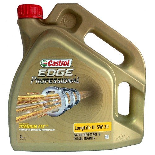 Moottoriöljy CASTROL 5W30 EDGE PROFESSIONAL TITANIUM LL III 4L