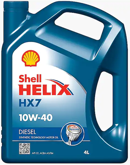Moottoriöljy SHELL HELIX HX7 10W40 4L