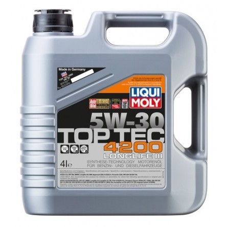 Moottoriöljy LIQUI MOLY TOP TEC 4200 5W30 4L