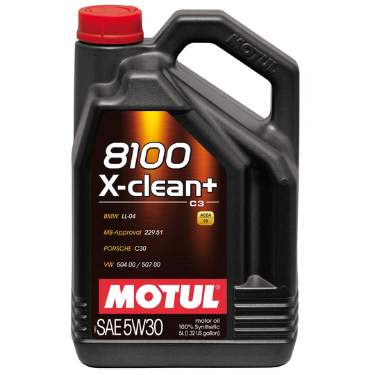 Moottoriöljy MOTUL 5W30 8100 X-CLEAN+ 5L