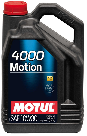 Moottoriöljy MOTUL 4000 MOTION 10W30 5L