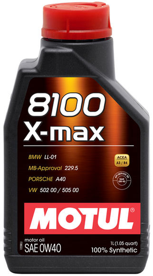 Moottoriöljy MOTUL 8100 X-MAX 0W40 1L