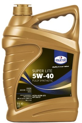 Moottoriöljy EUROL 5W40 SUPER LITE 5L
