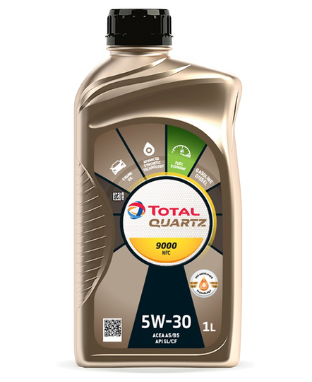 Moottoriöljy TOTAL 5W30 QUARTZ 9000 NFC 1L
